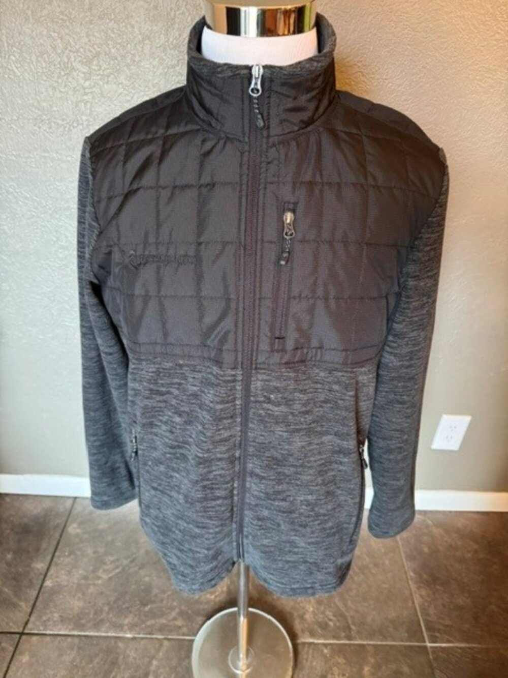 Free Country Men's Overlay Fleece Jacket